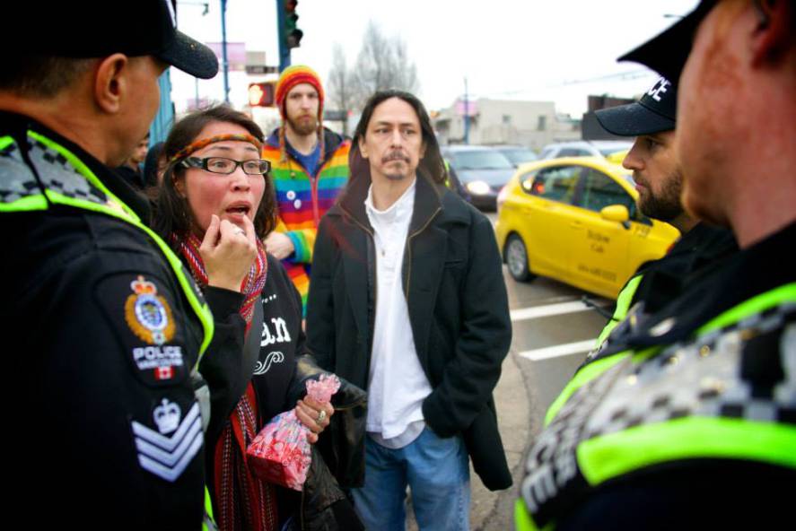 Audrey Siegel and Dan Wallace with Vancouver PD
