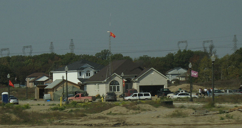 Occupied house in the 