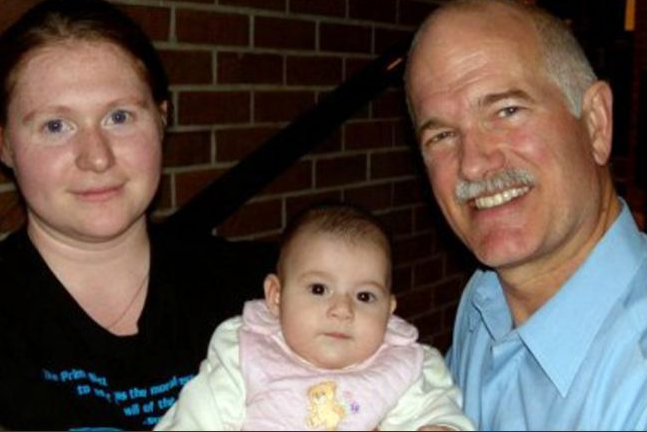 Kimberley Rivera and Jack Layton...