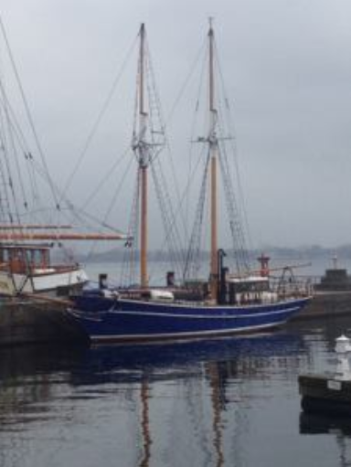 An angry little man who lives in a very big boat...