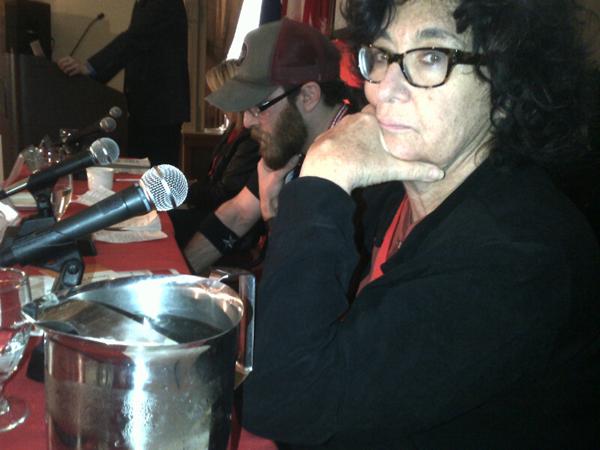 Judy Rebick & Alex Hundert together in Montreal...