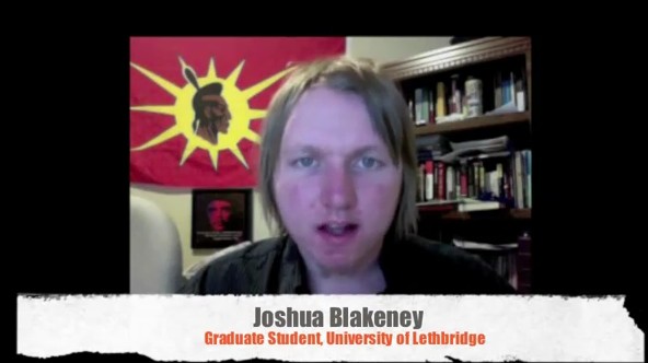 Look! Another white guy with a native revolutionary flag!