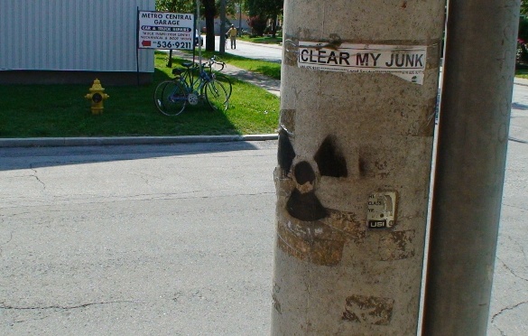 Brandon Ave, in a residential neighbourhood near the GE-Hitachi plant...