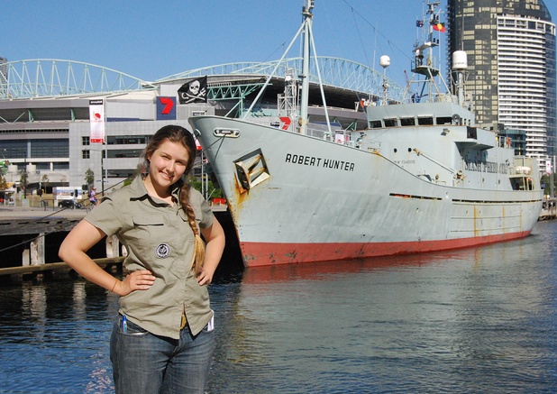 Emily Hunter, daughter of Greenpeace founder Robert Hunter...