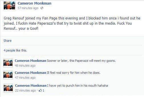 cameron-monkman-threats