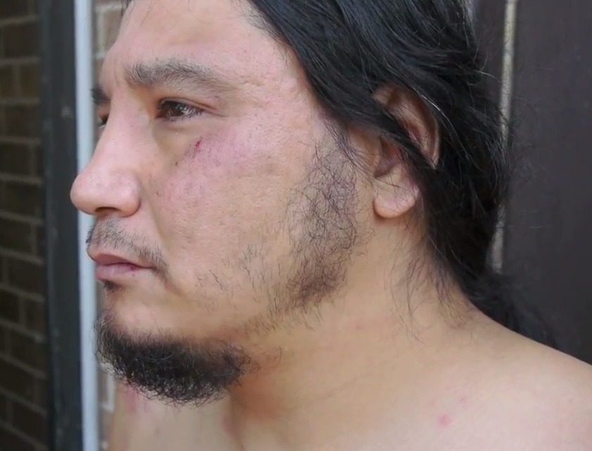 Davyn got belligerent with the police...