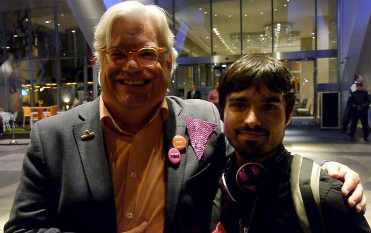 Fred Hahn with Brian De Matos...