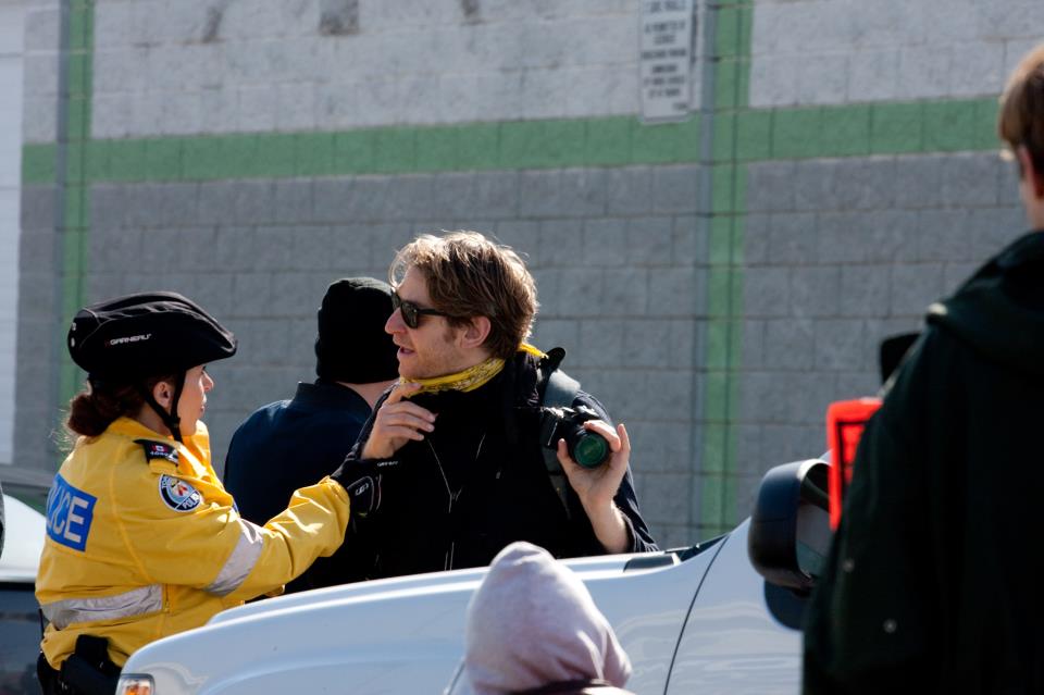 Zach Ruiter abusing a cop... (photo by UndercoverKity)