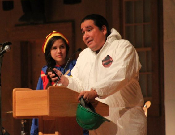 Brigette Depape and Clayton Thomas-Muller at Powershift