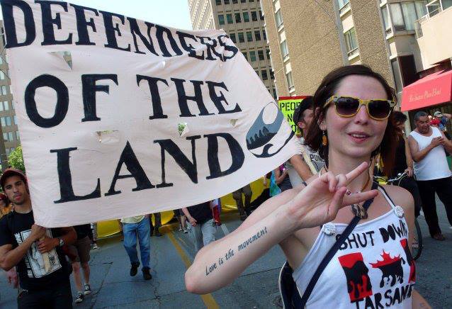 Sierra Club exec Chelsea Flook's Love Is The Movement tattoo...