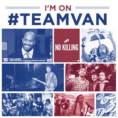 cStreet run's Van Jones's web campaign...