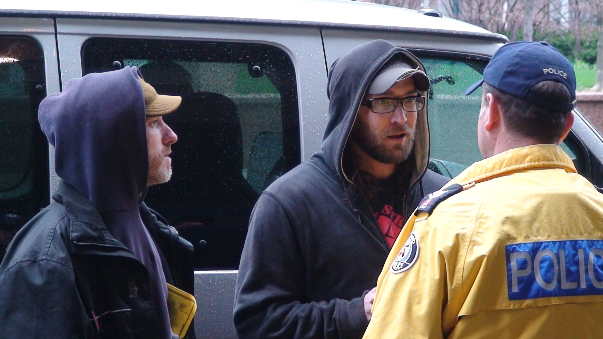 Dave Vasey & Alex Hundert harassing the cops...