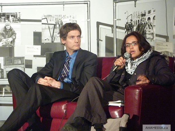 BCNDP MLA David Eby with Harsha Walia