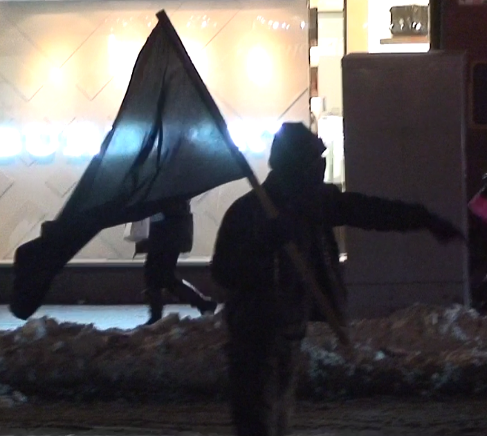 Joey Bokhaut getting aggressive with the firemen...