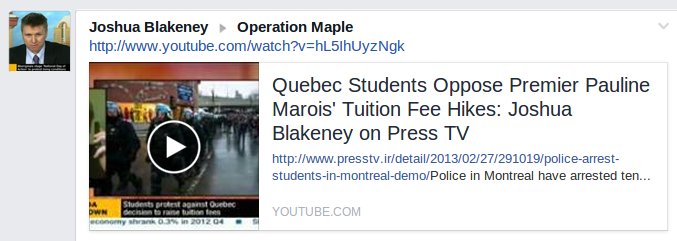 PressTV's Joshua Blakeney and Operation Maple