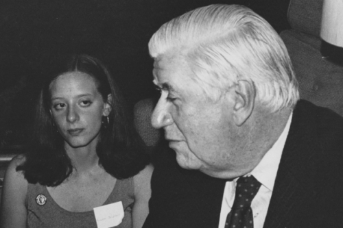 Linda Solomon with US powerbroker Senator Tip O'Neill