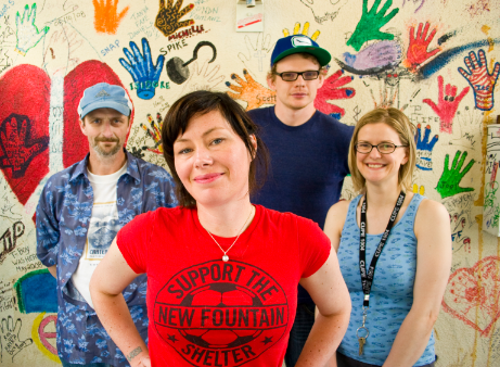 Sarah Blyth lobbying for Portland Hotel Society