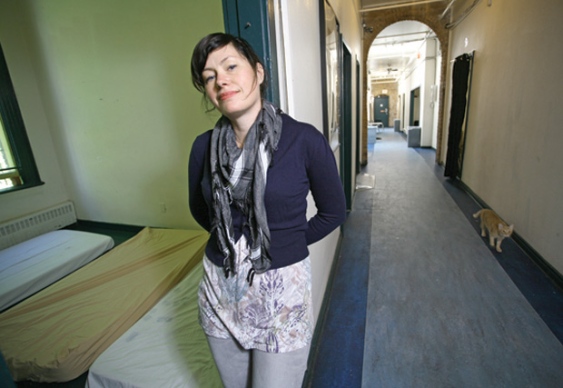 Sarah Blyth: Co-manager of the New Fountain shelter