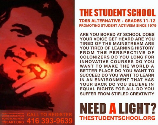 Since when was it okay to promote a school through smoking?