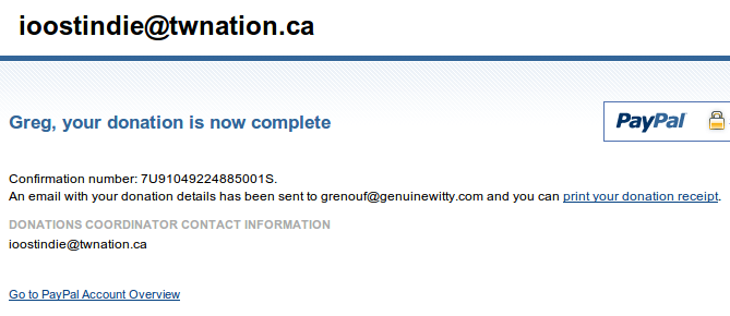 The one-penny philanthropist strikes again!