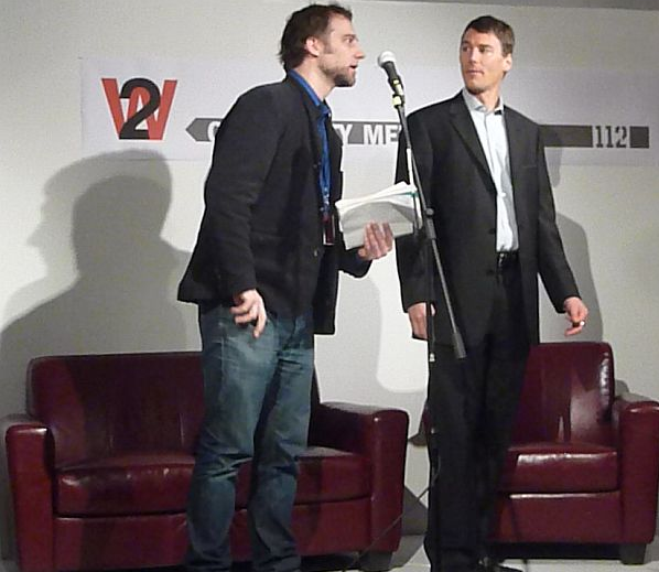 Irwin Oostinde & Gregor Robertson at the W2...