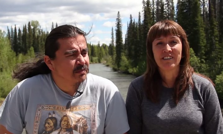 Warner Naziel & Freda Hudsan, public face of the Unist'ot'en Camp