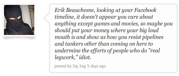 Gord Hill is a bona fide extremist.