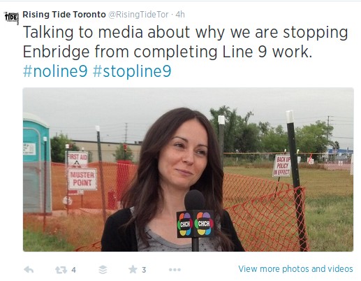 Lana Goldberg of Rising Tide/Occupy Toronto/Unions