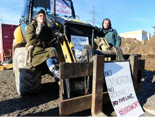 Maggie Helwig on the left...