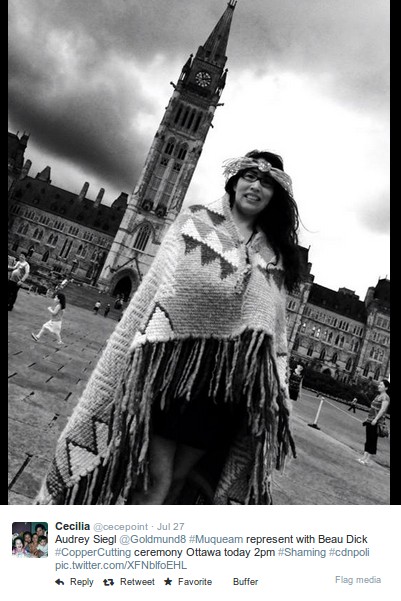 Audrey Siegl in Ottawa this week