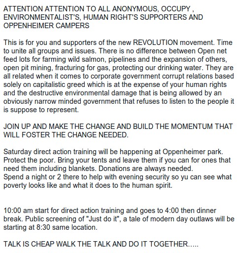 People behind this promote violence...