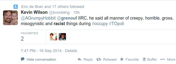 Kevin Wilson: CUPE spokesperson and thug...