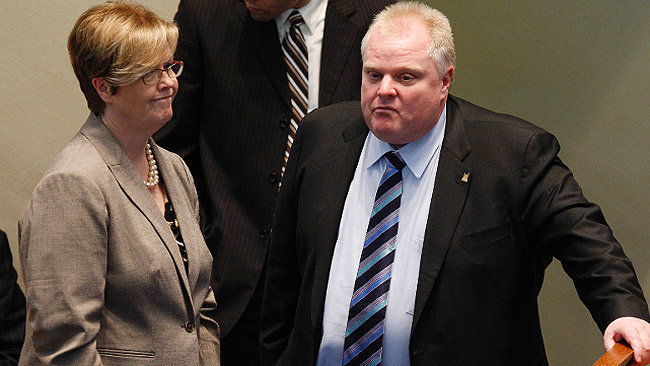 Shelley Carroll & Rob Ford have had lots of conflict...