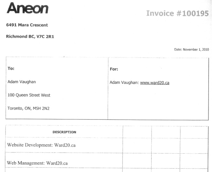 Worst invoice ever...