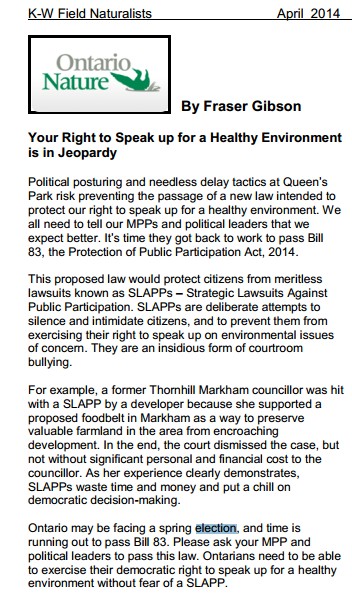 k-w-field-naturalists-ontario-election-april-2014-newsletter
