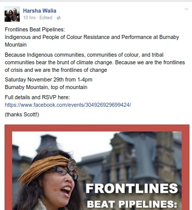 The Musqueam denied Audrey Siegl was representing them at Oppenheimer...