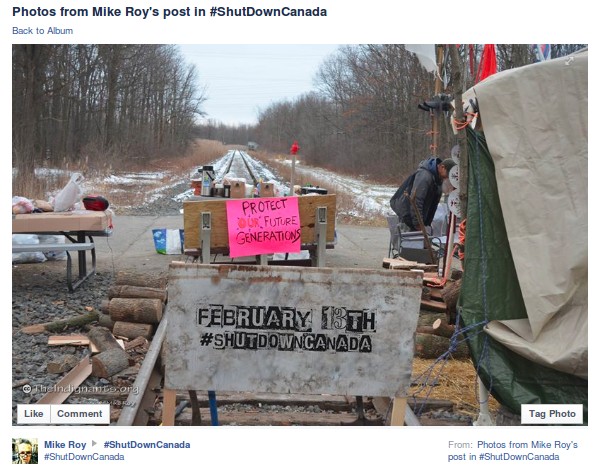 Mike Roy made a train sabotage video in 2012...