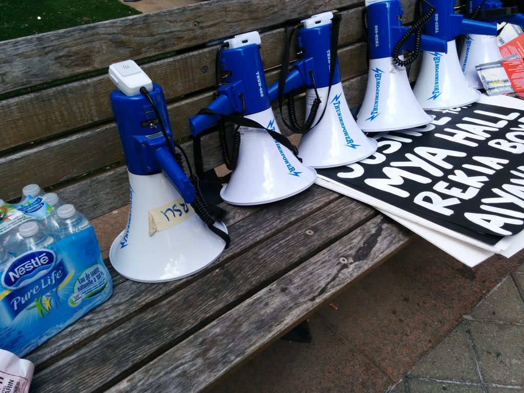 Megaphones: Courtesy of  radical student unions...