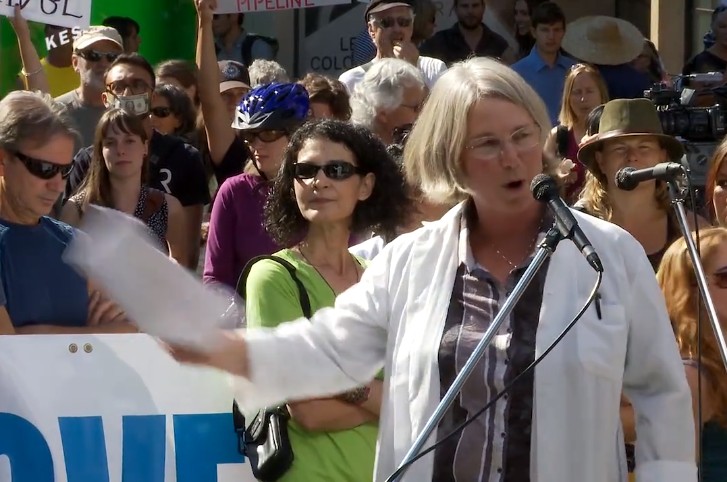 Green Party of Canada candidate Lynne Quarmby- recognize that sign?